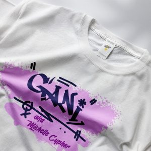 Gani – Tricou (alb / negru)