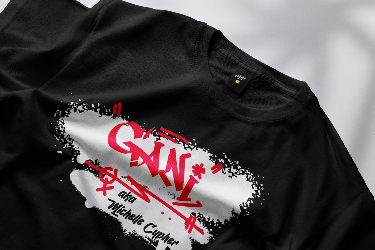 Gani - Tricou (alb / negru) - imagine 6