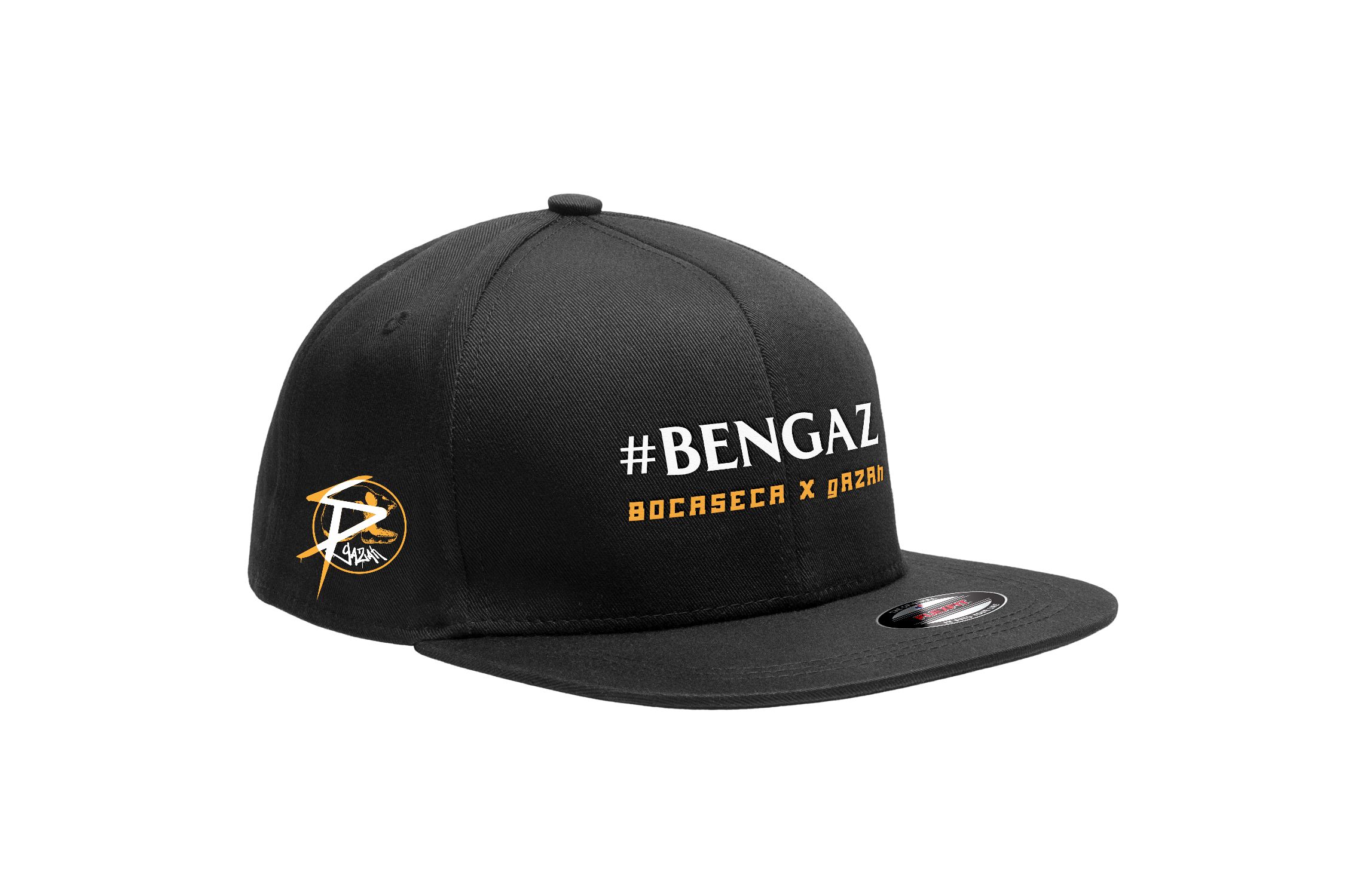 #BENGAZ - Șapcă Premium (alb / negru)