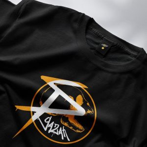 #BENGAZ – Tricou oversize SP x gAZAh (alb / negru)
