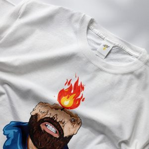 Phunk B – Tricou TSLT3 (alb / negru)