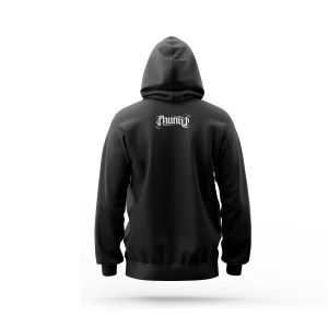 Phunk B – Hanorac oversize Tessellata (alb / negru)