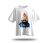 Phunk B – Tricou oversize TSLT2 (alb / negru)