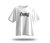 Phunk B – Tricou oversize (alb / negru)